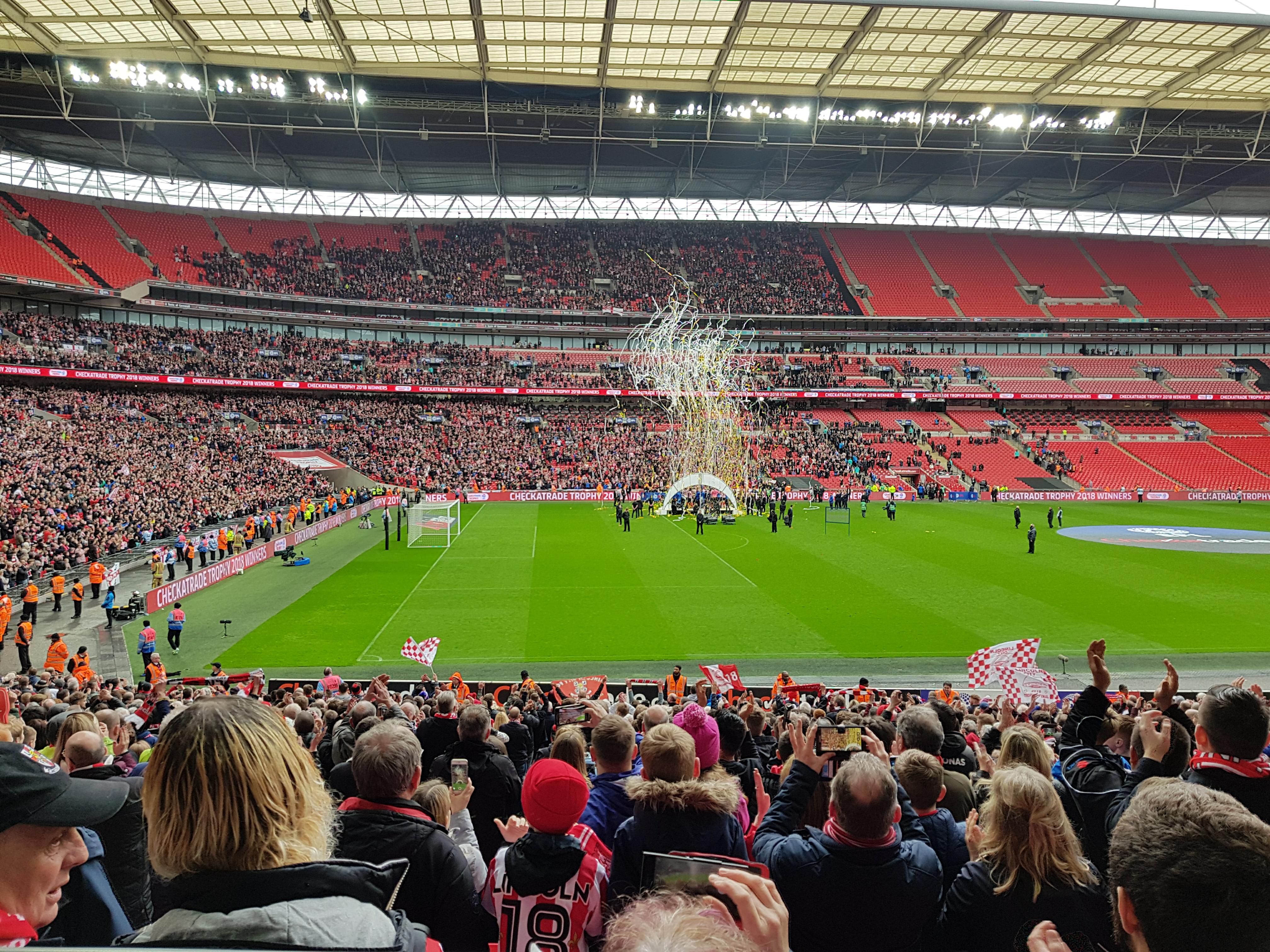 Watching the Mighty Imps at Wembley