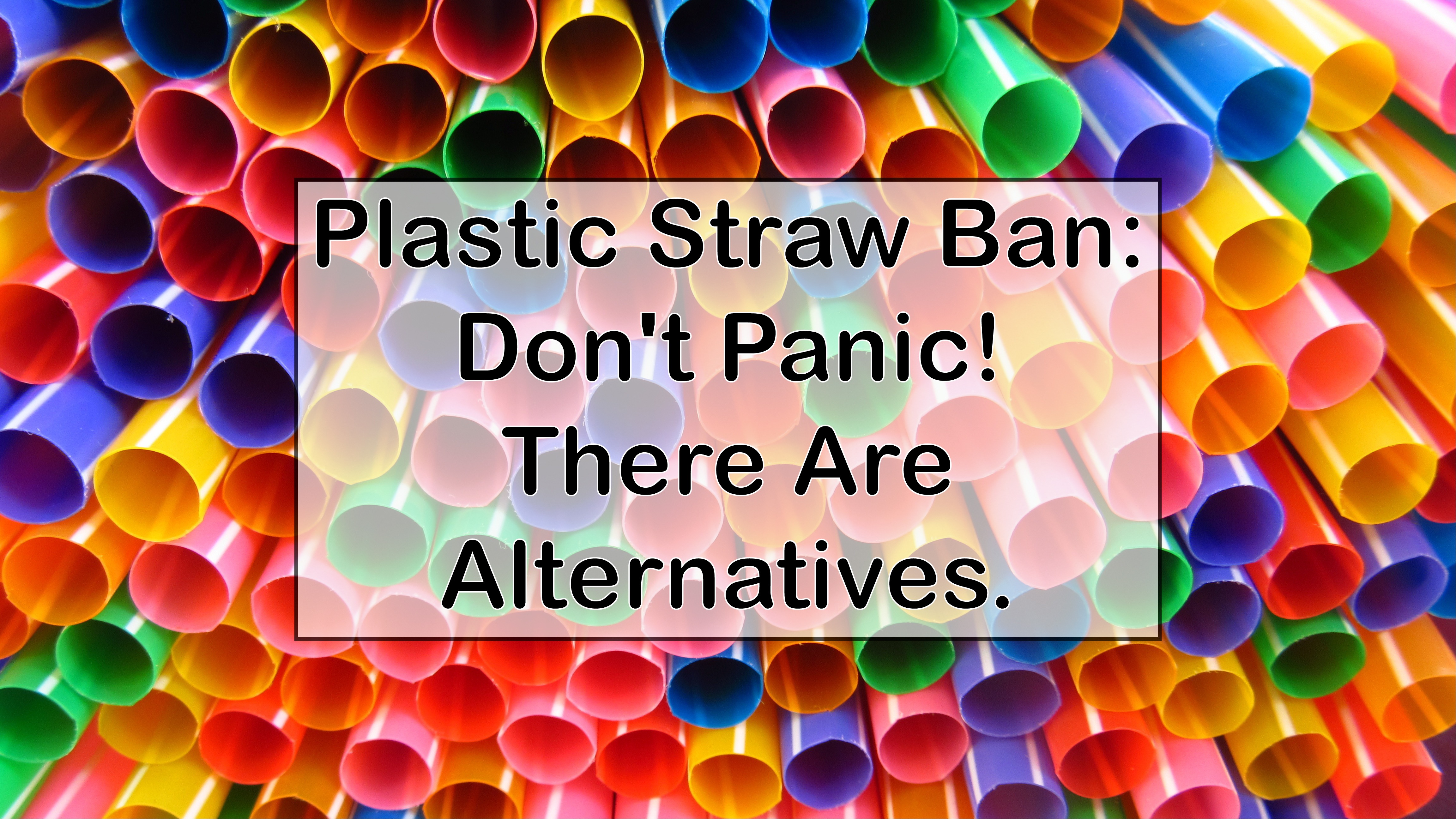 Plastic Straw Ban: Don’t Panic! There Are Alternatives