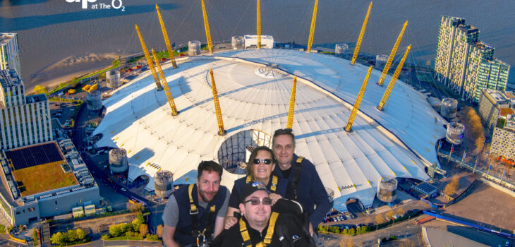 Up at the O2 Wheelchair Climb