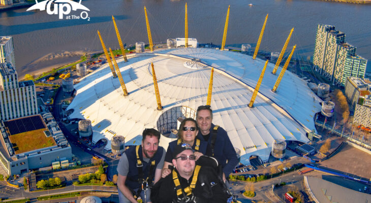 Up at the O2 Wheelchair Climb